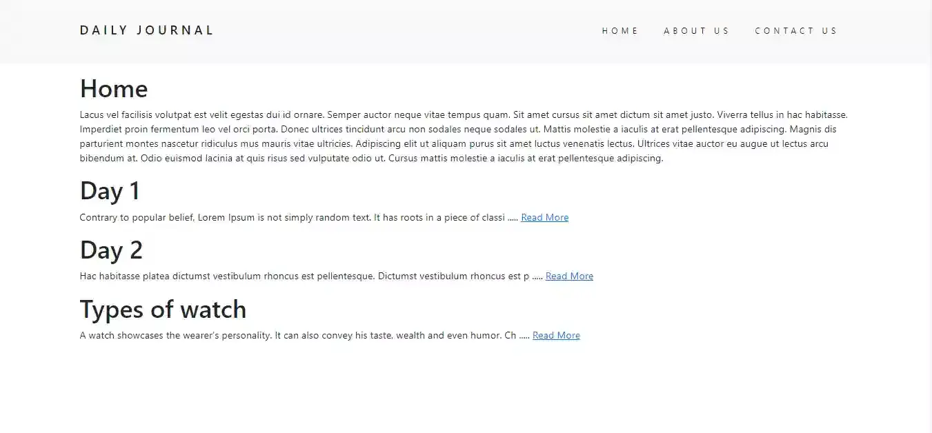 Blog Website